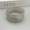 Sueños Antiguos Dorados~Set Dorado Vintage de Pulseras Apilables, Pulseras de Nicho Estilo Resort, Joyería Exagerada para Mujer