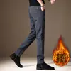 Pantalones Casuales Nuevos de Primavera y Otoño 2026 para Hombre de Italia, Ajuste Delgado de Alta Gama, Elásticos, Rectos, Pantalones de Vestir Color Caqui