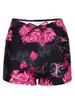 Traje de Baño Separado para Mujer Nuevo de Amazon Europeo y Americano Cintura Alta Cubre Vientre Secado Rápido Estampado Multicolor Versátil Bóxer para Mujer