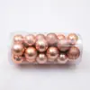 Enfeites de Árvore de Natal Bolas Foscas Bolas Brilhantes Bolas com Glitter Teto de Shopping Decorações de Festa de Natal e Casamento Pingentes