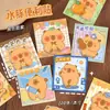 Notas Adhesivas con Forma de Capibara de Dibujos Animados para Estudiantes de Primaria, Índice de Mensajes Inspiradores, Papel de Notas de Escritorio de Alto Valor al por Mayor