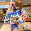 Llavero Auténtico de Crayon Shin-Chan, Lindo Colgante de Dibujos Animados, Muñeco Estéreo, Colgante para Mochila Escolar, Pequeño Regalo Creativo para Parejas