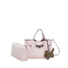 Bolso Cubo Retro de Mano de Moda Transfronterizo para Mujer, Nuevo Bolso de Hombro Texturizado de Color Sólido Verano 2026, Bolso Cruzado Madre-Hijo