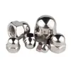 Tuerca Hexagonal de Acero Inoxidable 304 con Cabeza Redondeada, Rosca Izquierda, Tuerca con Tapa Tipo Hexagonal, Tuerca Hexagonal con Tapa Integrada Semicircular M6M8M10M12