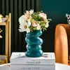Vaso de Flores de Plástico Vasos Nórdicos para Flores Espiral Criativo
