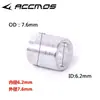 Anillo a Prueba de Explosiones para Flecha de Carbono Anillo Antigolpes Anillo Protector de Flecha Diámetro Interior 6.2 Anillo Protector Universal para Cola de Flecha Color Arco y Flecha Anillo de Aluminio