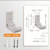Gancho Plegable para Ropa Gancho de Aleación Gancho Individual Armario de Zapatos Colgante de Pared Gancho para Ropa Armario Entrada Baño Baño Gancho de Ropa de Aleación de Aluminio