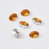 Novos Pedras de Strass e Acessórios Irregulares para Nail Art em Cristal K9 Sem Base, Diamante 3D Empilhado, Formato de Ovo de Pombo