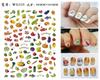 Pegatina para Uñas con Arte de Frutas Estilo Deslumbrante Little Red Book Sandía Piña Arándano Pegatina para Uñas con Arte de Frutas WG314-330
