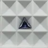 3X3~8X8Mm 5A Wuzhou Piedra Preciosa Artificial Triangular Ángulo Recto Zircón Colorido Zirconia Cúbica Sintética Cuentas Sueltas