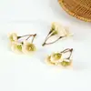 Cabezas de flores simuladas de cinco pétalos para manualidades DIY, decoraciones de flores coloridas, arreglos de pared de flores para bodas, accesorios de flores artificiales al por mayor