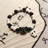 Venta Caliente Al Por Mayor Gato Kt Campana de Corazón Pulsera DIY Femenina Hecha a Mano con Cuentas Pulsera para Mejor Amiga Novia Estudiante
