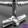 Tubo de acero inoxidable de 20 mm Conector de tubo de 16 mm Barandilla de banco de trabajo Soporte de exhibición Soporte para muebles Clip de fijación para estante