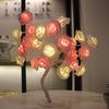 Suministro directo de fábrica luces decorativas de moda de bolas de algodón para Navidad, regalos de cumpleaños para niñas, luz nocturna creativa