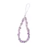 Llavero de Cristal Mineral Natural para Correr, Colgante Anti-pérdida para Teléfono, Encanto de Grava, Llavero Desmagnetizador, Cordón, Venta al por Mayor