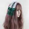 Diadema de Encaje Blanco Estilo Lolita Soft Girl Japonés Diadema Estilo Hada Todo Fósforo Pequeños Accesorios para el Cabello Lolita Soft Girl KC