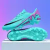 Zapatos de Fútbol para Hombre, Mujer, Adolescentes y Estudiantes, Talla Grande, Transfronterizos, de C Ronaldo 14/15, con Tacos Multidireccionales y Largos para Competición y Entrenamiento