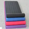Tapete de yoga tpe 6mm cor única e dupla espesso longo alargado 61cm mais Tapete fabricantes transfronteiriços gy atacado
