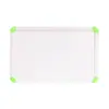 Punto Magnético de Goma Pizarra Blanca Pequeña Magnética Doble Cara Borrable Tablero de Dibujo para Niños Tablero de Notas para Oficina Tablero de Notas con Soporte