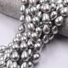 Shijia Cristal Perla Gota de Agua Cuentas de Vidrio Collar Pulsera Accesorios de Joyería Cuentas Sueltas Agujero Recto Fábrica Venta al por Mayor Lote Mixto