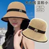 Moda Primavera e Verão Versátil Malha Vazada Casual ao Ar Livre Chapéus Femininos Chapéus de Sol Femininos Chapéus de Pescador Chapéus Bucket