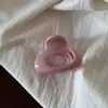 Pinza de pelo estilo coreano media coleta, pinza vintage para la parte trasera de la cabeza, pinza de tiburón para recogido, pasador con un tacto de alta gama y exquisito, accesorio para el cabello