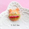 Brinquedos de comida de resina simulação pão sobremesa DIY capa de celular acessórios de grampo de cabelo brinquedos de casa de boneca casa de brincar pequenos ornamentos