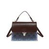 Bolsa de Gelatina Transparente 2025 Nueva Bolsa Cuadrada Pequeña de Moda Versátil Bolso de Mano de Alta Gama Bolso Cruzado Bolso Pequeño