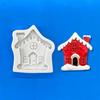 Serie de Moldes Navideños Molde de Silicona para Fondant Copo de Nieve Papá Noel Molde de Chocolate Hombre de Jengibre Pastel Repostería