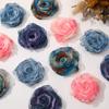 Nueva Atmósfera Chinoiserie Gradiente Borde Quemado Malla Flores DIY Hecho a Mano Versátil Pasadores Accesorios para el Cabello Accesorios para Ropa Venta al por Mayor
