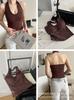 Camisola Feminina de Alcinha com Costas Bonitas, Feminina e Versátil, Ponto de Destaque Super Brilhante com Bojo, Top de Base Interno e Externo