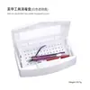 Caja de Desinfección de Herramientas Especiales para Uñas Postizas Transfronteriza, Limpieza Esterilización Desinfección Portátil de Herramientas para Uñas
