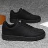 Comercio exterior al por mayor cuatro estaciones versión coreana de la tendencia de los zapatillas blancas pequeñas para hombre casual Joker transpirables ligeros Air Force One zapatillas de plataforma