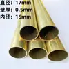 Diámetro 1 2 3 4 40 50 mm tubo redondo pequeño de latón capilar hueco de pared delgada h62/h65 tubo de latón protección ambiental