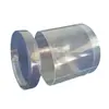 Cilindro de plástico cilindro transparente de PVC cilindro de PVC clip de cola larga transparente caja redonda clavo en forma de I caja redonda