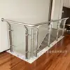 Pasamanos de Acero Inoxidable al por Mayor, Columnas de Ingeniería, Barandillas Colgantes, Pasamanos de Vidrio para Escaleras de Villas de Vidrio, Barandillas de Vidrio Templado