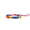 Amazon Explosions Pulseira de Corda Tecida Arco-Íris Sorte Amizade Estilo Étnico Nepal para Homens e Mulheres Pulseira de Casal