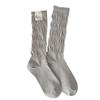 Calcetines para Mujer de Cinco Capas Luo Kou Torcidos Calcetines Ins de Moda Estilo Japonés Etiqueta de Tela Color Sólido Calcetines Apilados Estilo Fresco Pequeño Algodón Peinado para Mujer