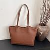 Bolso Tote Grande de Invierno 2026 Transfronterizo para Mujer, Bolso de Hombro Casual Simple de Gama Alta, Bolso de Mano Elegante