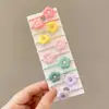 Elástico de Borracha Infantil Laço de Cabeça Feminino Fofo para Bebê Não Machuca o Cabelo Corda de Cabelo Faixa de Cabelo para Polegarzinho de Bebê Corda de Cabelo Simples Adorno de Cabeça
