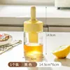 Pincel de silicone, pincel de óleo para churrasco, frasco de óleo de vidro, pincel tudo-em-um com frasco, pincel de óleo para cozinha, pincel de óleo doméstico