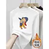 2026 Meninas Médio e Grande Infantis Outono e Inverno De Rong Tecido Escovado Top Camiseta Estilosa de Manga Longa Camada Base Gola Semi-Alta Roupa Íntima Casual