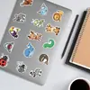 100 Pegatinas de Animales, Graffiti, Dibujos Animados Lindos, Pegatinas Impermeables para Álbumes de Recortes, Maletas, Botellas de Agua, Pegatinas Decorativas