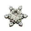Accesorios de Aleación con Forma de Copo de Nieve Incrustado de Diamantes Estilo Coreano, Elegantes Joyas de Estrella de Seis Puntas, Accesorios Hechos a Mano de Gama Alta, Accesorios para el Cabello, Materiales para Fundas de Teléfono Móvil