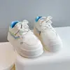 Nuevos Zapatos Infantiles para Niñas Otoño 2026, Zapatos Casuales Ligeros y Transpirables para Niñas Mayores, Tenis Lindos, Zapatos Blancos para Exteriores