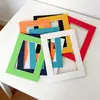 Cartão de Forro para Porta-Retrato Personalizado Papelão 6 polegadas 8 polegadas A4 Porta-Retrato Moldurado Papel Fotográfico Porta-Retrato Retangular Cartão Perfurado Fabricante