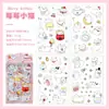 Serie de Gatos Suaves y Lindos Pegatinas Impermeables Transparentes para Mascotas para Niñas, Decoración de Diario DIY, Pegatinas de Mascotas Lindas al por Mayor