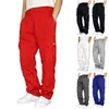 Tendencia Transfronteriza Europea y Americana Primavera y Otoño Versátil Tendencia Deportiva Resistente al Desgaste Ropa de Trabajo Pantalones Largos para Hombre Casual Multibolsillos Pierna Recta