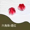 Cuentas de Linterna de Vidrio de Colores, Botones, Cheongsam, Hanfu, Accesorios de Joyería Hechos a Mano, Colgantes, Ropa, Botones de Estilo Antiguo