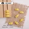 Cadena de Caramelos Cuadrados de Colores para Teléfono Móvil, Joyería, Pulsera, Hecho a Mano, Cuentas DIY, Bolsa de Cuentas Sueltas, Collar Colgante, Accesorios de Joyería para el Cabello